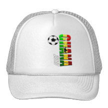 Drapeau vertical de logo du football du Ghana du G Casquette