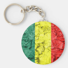 Drapeau vintage de rasta porte-clefs
