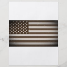 Drapeau vintage des Etats-Unis Prospectus Personnalisés