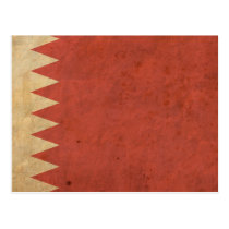Drapeau vintage du Bahrain cartes postales