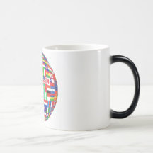 Drapeaux du monde tasse à café