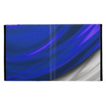 Draped Royal Blue Satin iPad Folio iPad Folio Covers