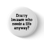 Drarry Fan-fiction Merch Buttons
