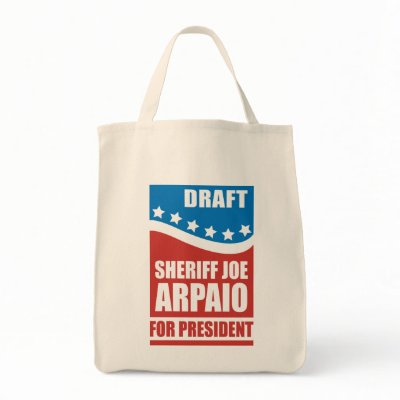 Draught   Sheriff Joe Arpaio for President Tote Bags by AmericanElephant