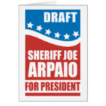 Draught   Sheriff Joe Arpaio for President cards