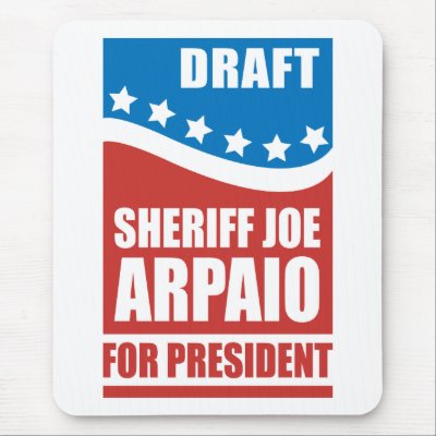Draught   Sheriff Joe Arpaio for President Mousepad by AmericanElephant