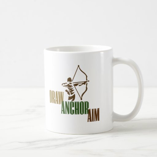 Draw. Anchor. Aim. Mug