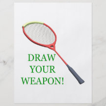 Draw Your Weapon Flyer