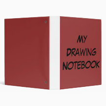 Drawing Notebook Binder