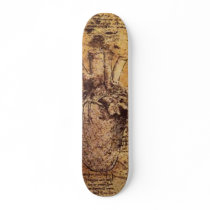 Drawing of the heart and its blood vessels skate boards