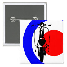 Drawn Scoter on half mod target Pins