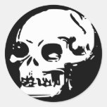 Drawn Skull Stickers