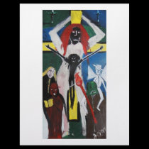 DREAD AS RED HEAD JESUS SCRAPBOOK PAPER letterhead