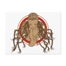 Dreadlock Girl Post Cards