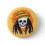 Dreadlock skull buttons