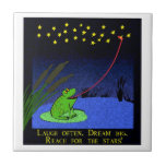 dream big, reach for the stars tile