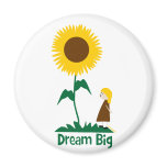 Dream Big Sunflower Girl
