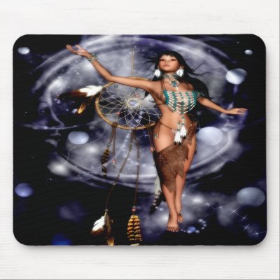 Dream Catcher Mousepad by sirenscastle