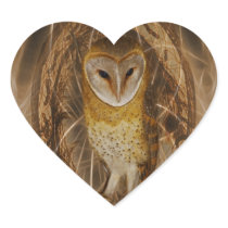 Dream catcher owl heart stickers