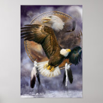 Dream Catcher Series - Spirit Eagle Poster/Print