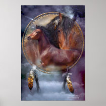 Dream Catcher Series - Spirit Horses Poster/Print