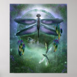 Dream Catcher - Wind Dancer Art Poster/Print