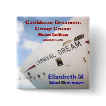 Dream Cruise Custom Name Badges Pins