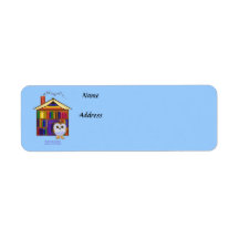 Dream Home – Library! Custom Return Address Label