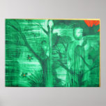 dream in green print