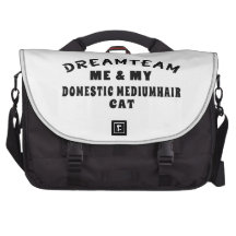 Dream Team Me And My Domestic mediumhair Cat Bag For Laptop