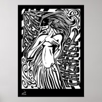 Dream Theatre Illustrated Poster with Boarder