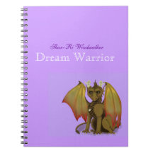 Dream Warrior dragon notepad Journal