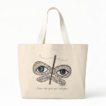Dream with your eyes wide open. tote bag