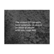 dreambirdie-CFS patients postcard