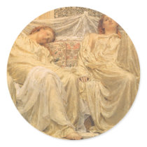 Dreamers by Albert Joseph Moore Round Sticker