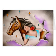 "Dreamers" Original Watercolor Notecard
