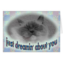 Dreaming about you! cards