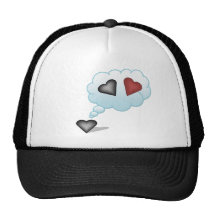Dreaming Heart Hat, black