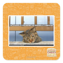 Dreaming of Cheesburgers Stickers
