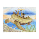 Dreaming on Aquamarine Tides postcard