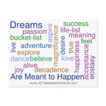 Dreams Are Meant to Happen (bright) Post Cards