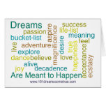 Dreams Are Meant to Happen Cards