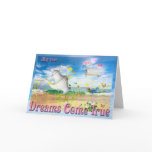 "Dreams Come True"  Artistic Birthday Card
