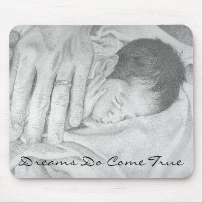 Dreams Come True Sweet Dreams Mousepad by adoptiondesigns