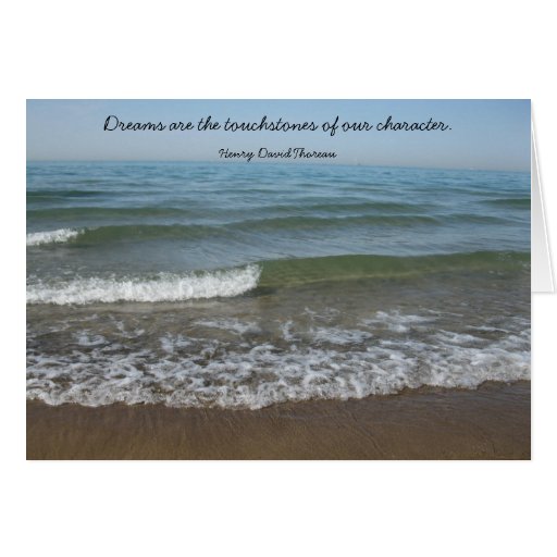 Dreams Thoreau Graduation Card