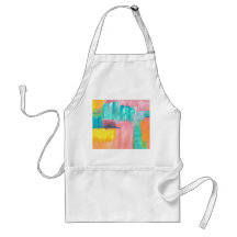 Dreamscape Abstract Art Painting Design Aprons