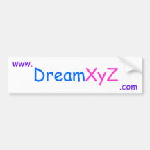 DreamXyZ.com Bumper Stickers