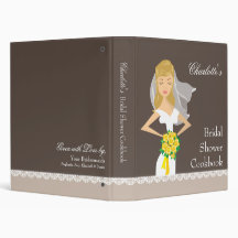 Dreamy Bride Bridal Shower Cookbook Recipe Binder