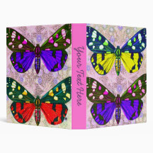 Dreamy Butterflies Vinyl Binders