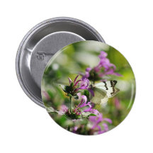 Dreamy butterfly pinback buttons